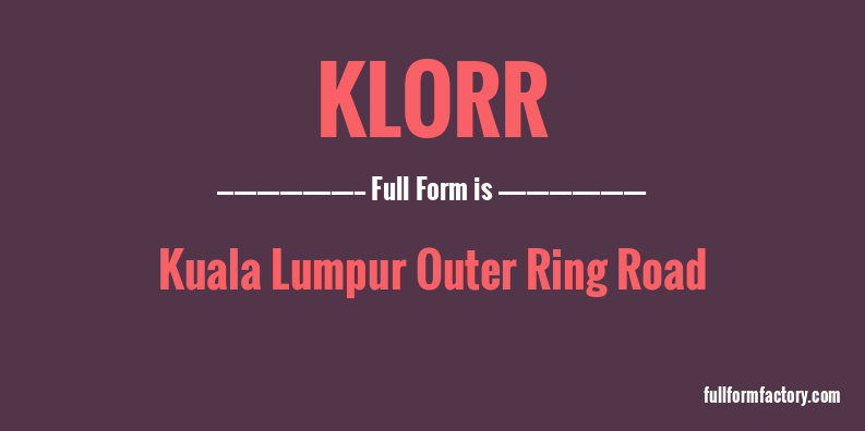 klorr-full-form
