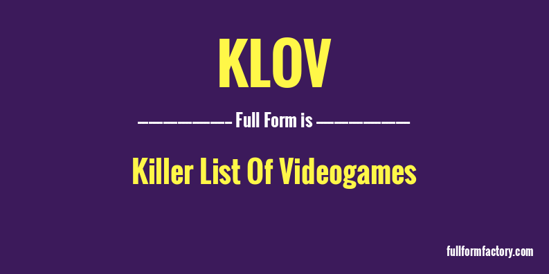 klov-full-form
