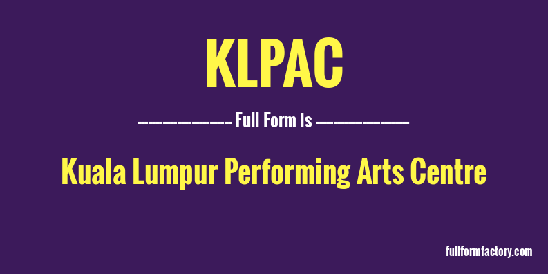 klpac-full-form