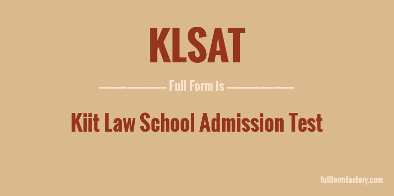 klsat-full-form
