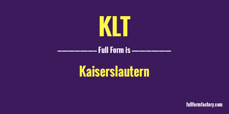 klt-full-form