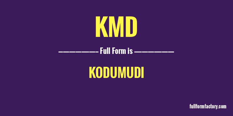 kmd-full-form