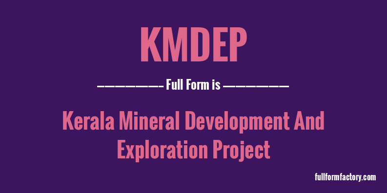 kmdep-full-form