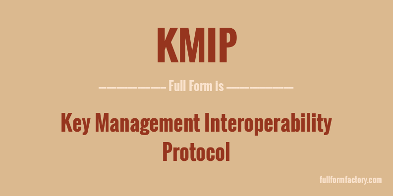 kmip-full-form
