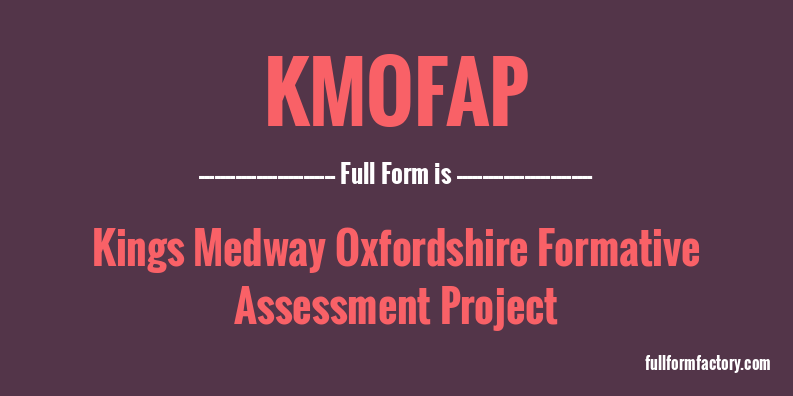 kmofap-full-form