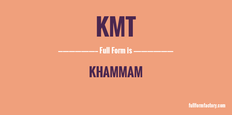 kmt-full-form
