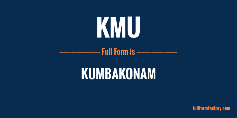 kmu-full-form