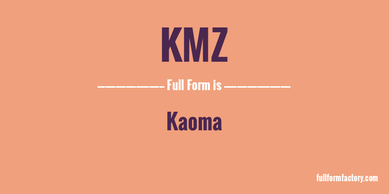 kmz-full-form
