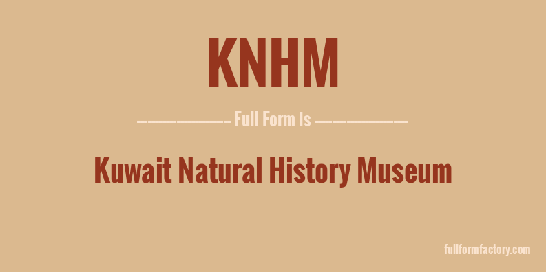knhm-full-form