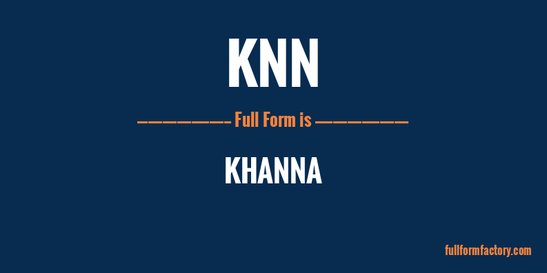 knn-full-form