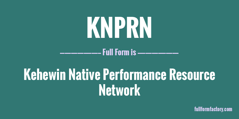 knprn-full-form