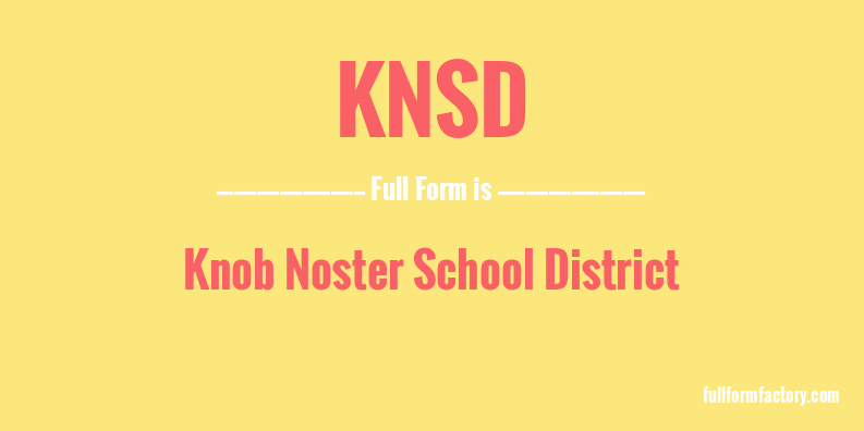 knsd-full-form