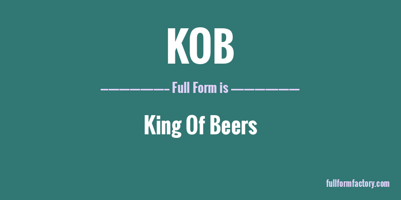 kob-full-form