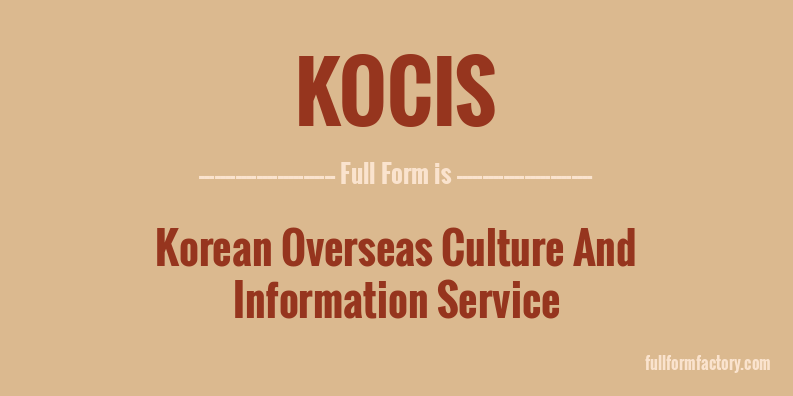 kocis-full-form