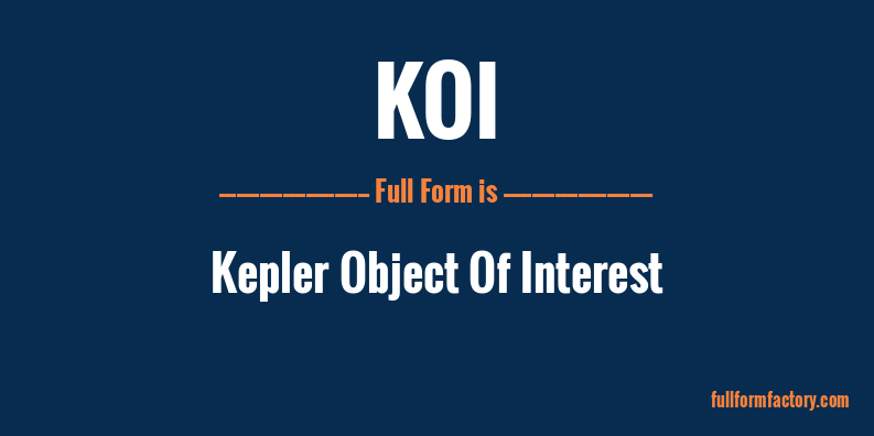 koi-full-form