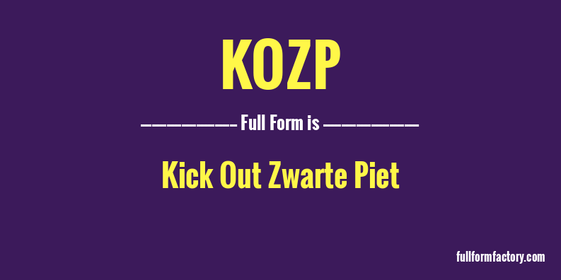kozp-full-form