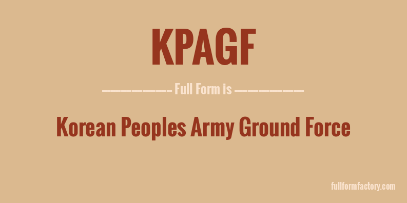 kpagf-full-form