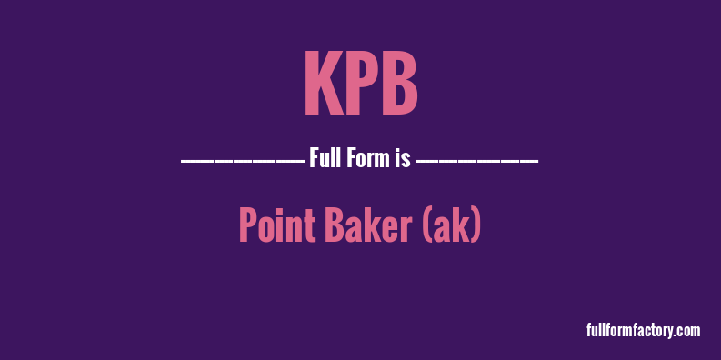 kpb-full-form