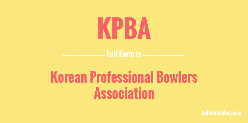 kpba-full-form