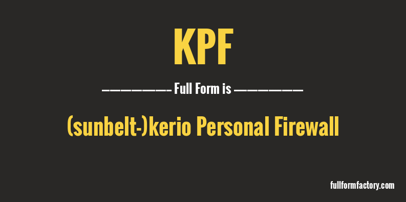 kpf-full-form