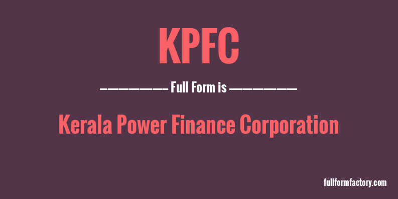kpfc-full-form