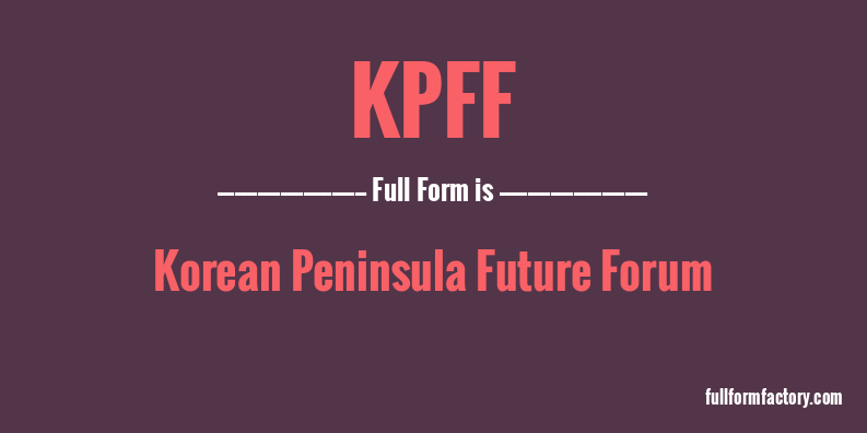 kpff-full-form