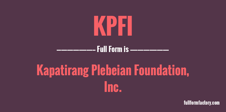 kpfi-full-form