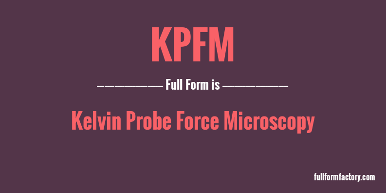 kpfm-full-form