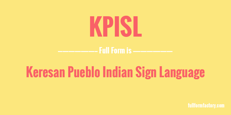 kpisl-full-form