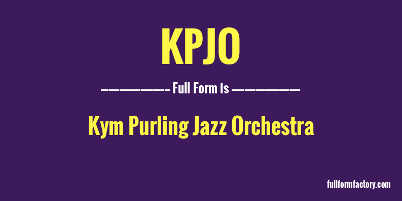 kpjo-full-form