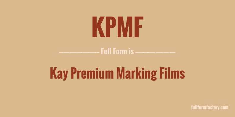 kpmf-full-form