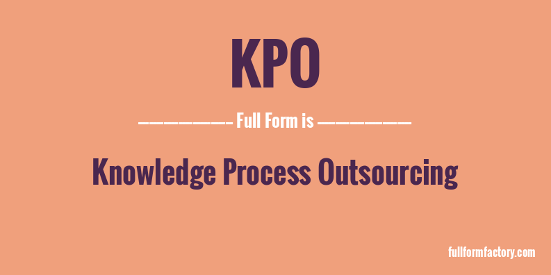 kpo-full-form