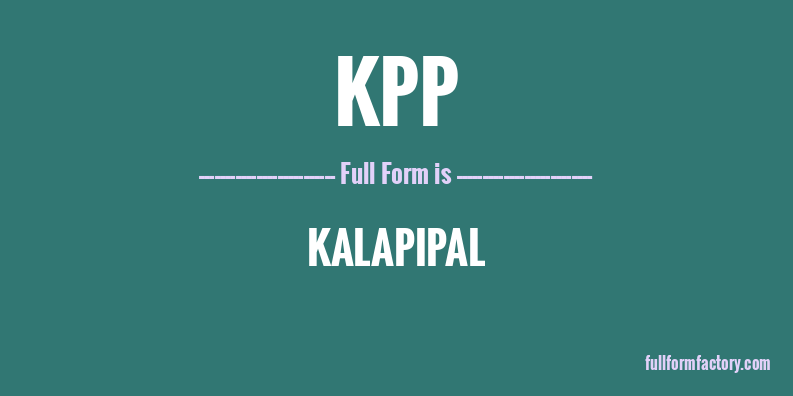kpp-full-form