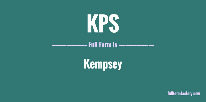 kps-full-form