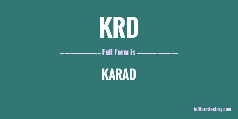krd-full-form