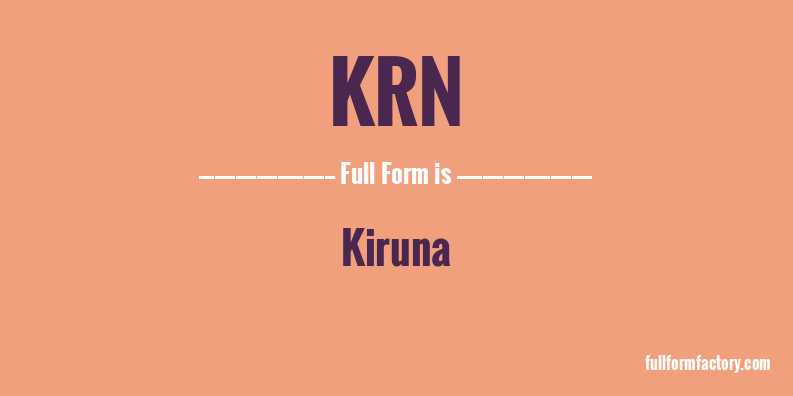 krn-full-form
