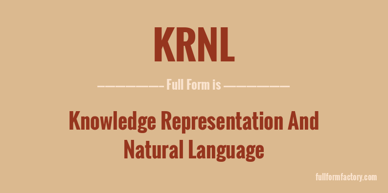 krnl-full-form