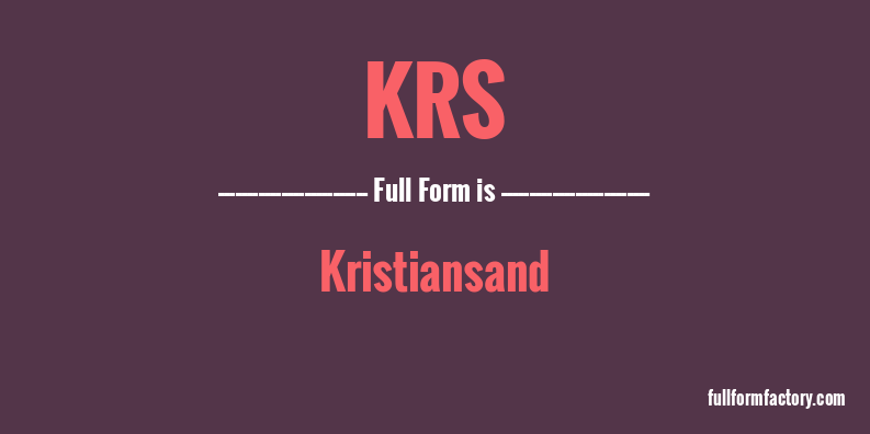 krs-full-form