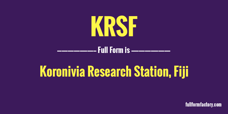 krsf-full-form