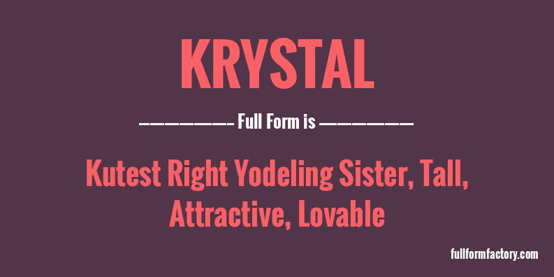 krystal-full-form