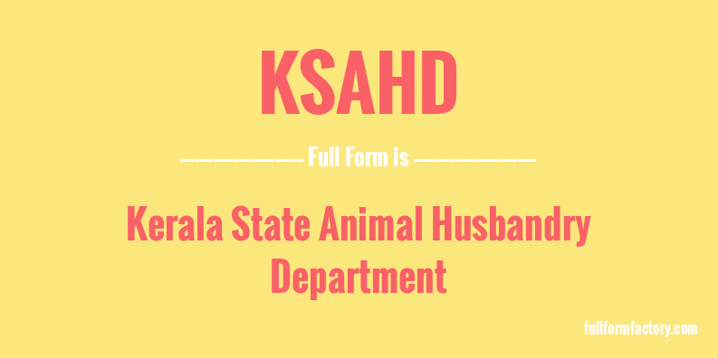 ksahd-full-form