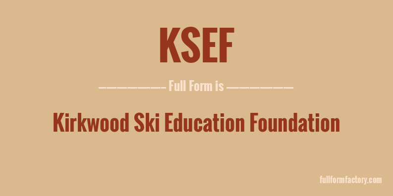 ksef-full-form