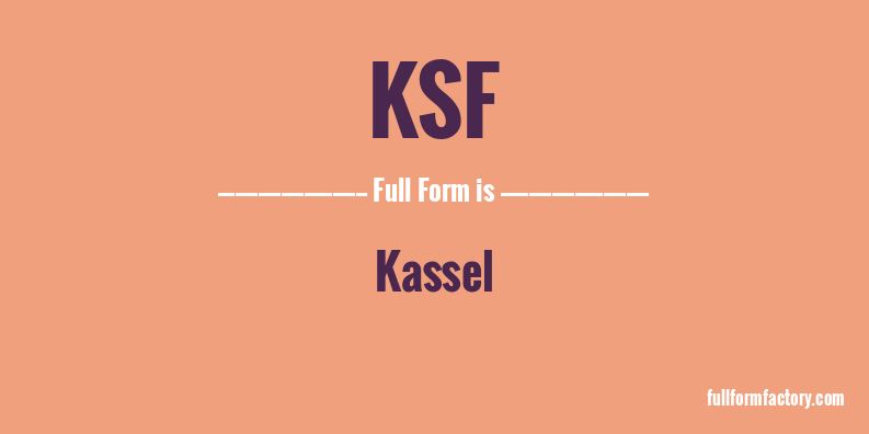ksf-full-form