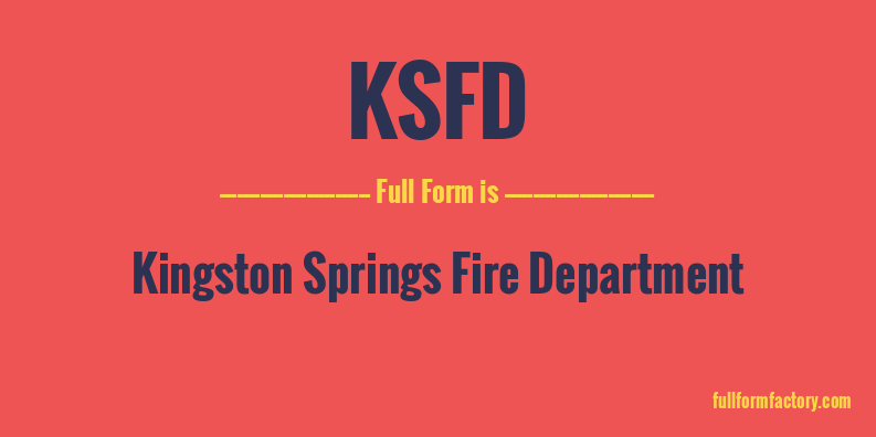 ksfd-full-form