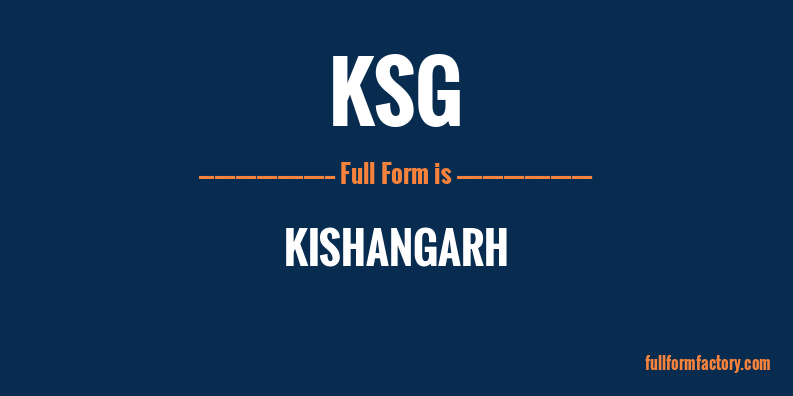 ksg-full-form