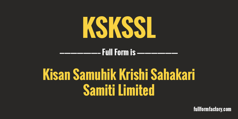 kskssl-full-form