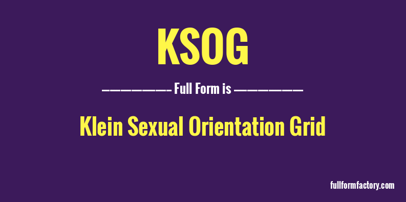 ksog-full-form