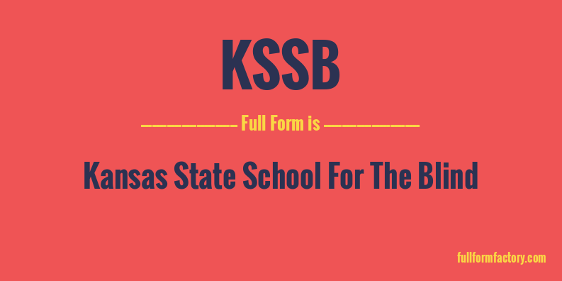 kssb-full-form