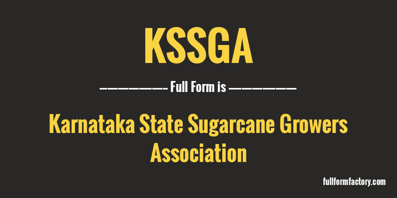 kssga-full-form