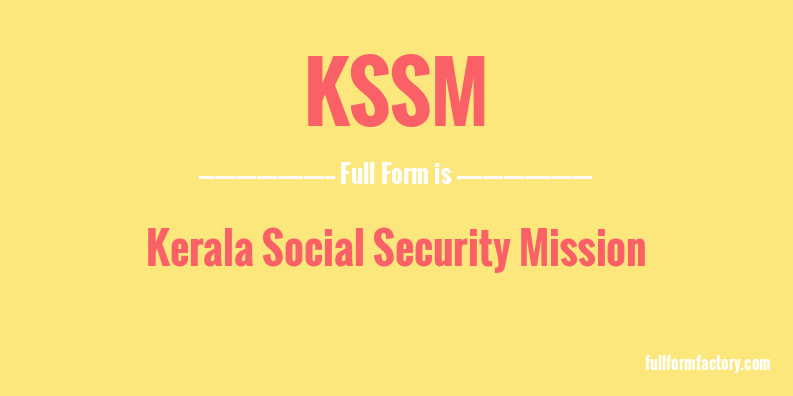 kssm-full-form